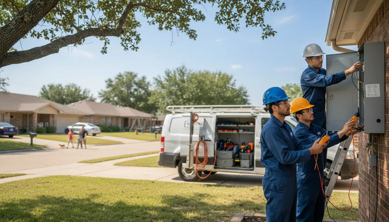 Certified electrician providing emergency electrical services in Argyle, IA